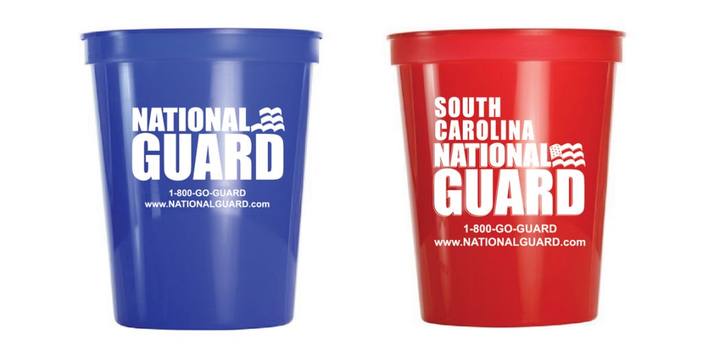 Stadium Cups Promotional Items - SC National Guard