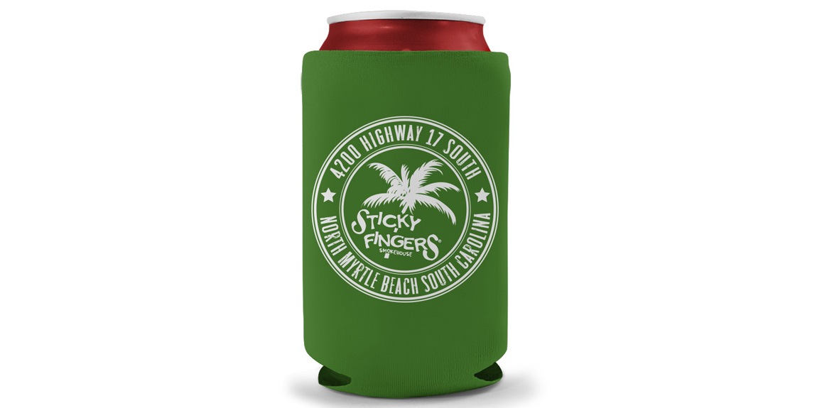 Coozies Promotional Items - Sticky Fingers
